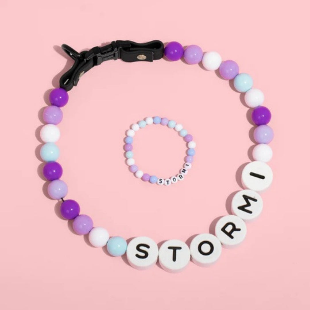 PawBond™ Personalized Pet Collar & Matching Bracelet Set – The Ultimate Gift of Love for You & Your Pet 🐶💖