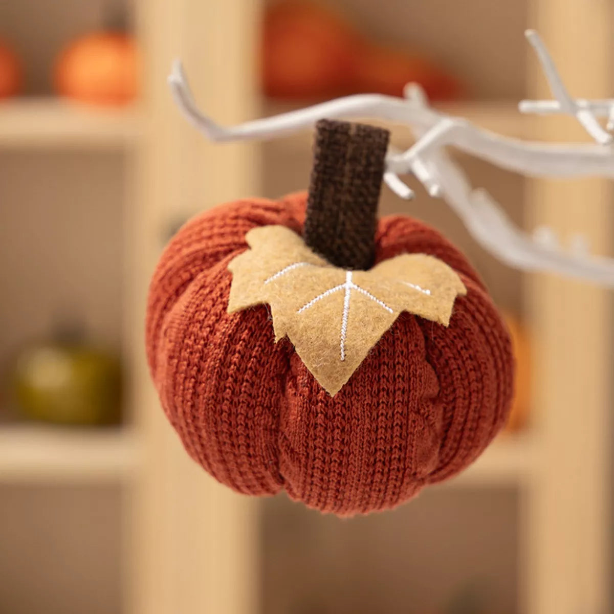 Knitted Pumpkin Home Decor Ornaments