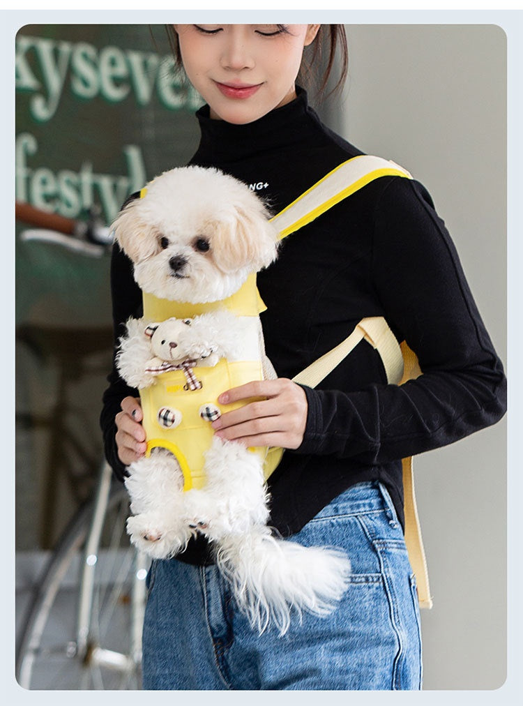 PawSnug™ – Hands-Free Chest Carrier for Pets 🐶- Keep Your Pup Comfy & Close  Everywhere ❤️