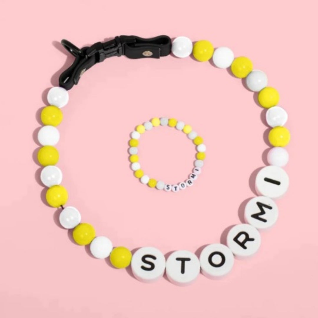 PawBond™ Personalized Pet Collar & Matching Bracelet Set – The Ultimate Gift of Love for You & Your Pet 🐶💖