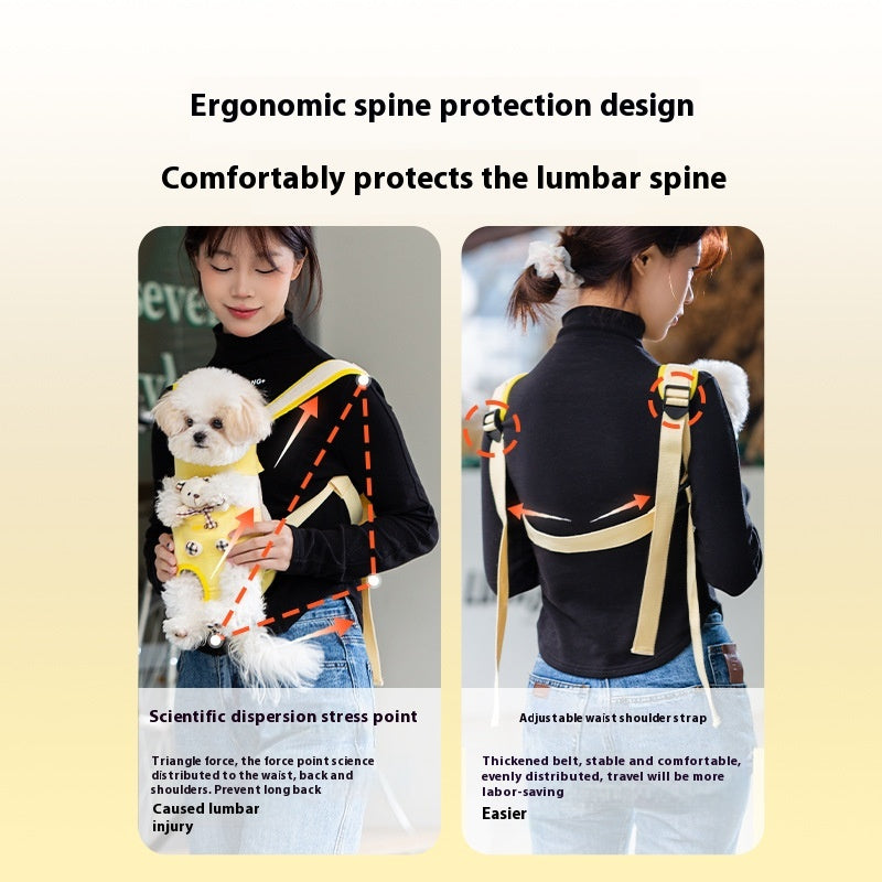 PawSnug™ – Hands-Free Chest Carrier for Pets 🐶- Keep Your Pup Comfy & Close  Everywhere ❤️